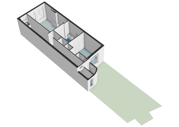 Floorplan - Nieuwe Mare 27, 2312 NL Leiden